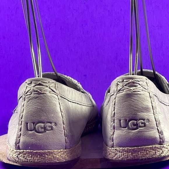 UGG Women's Gray Rozie Serape Beads 1011176 Moccasin Shoes Size 8.5 - Picture 5 of 11
